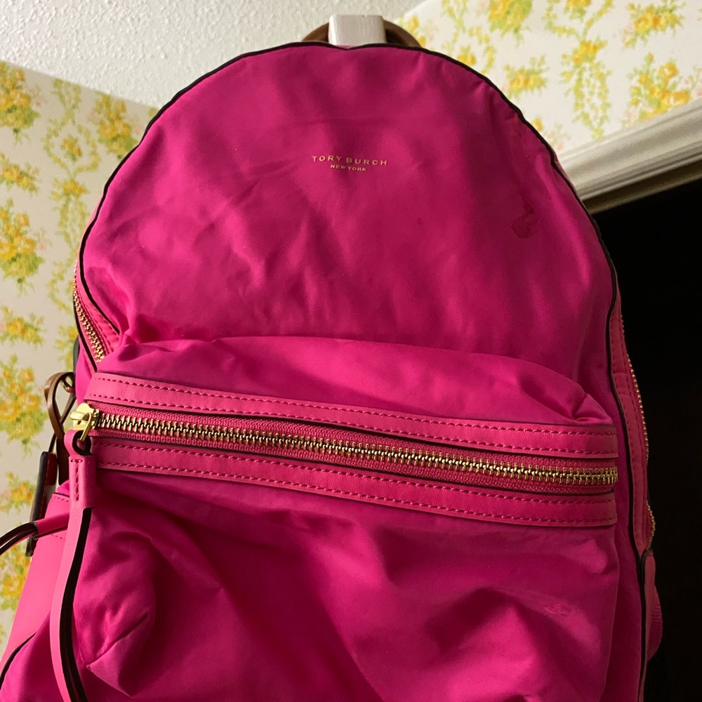 Tory Burch Pink Backpack